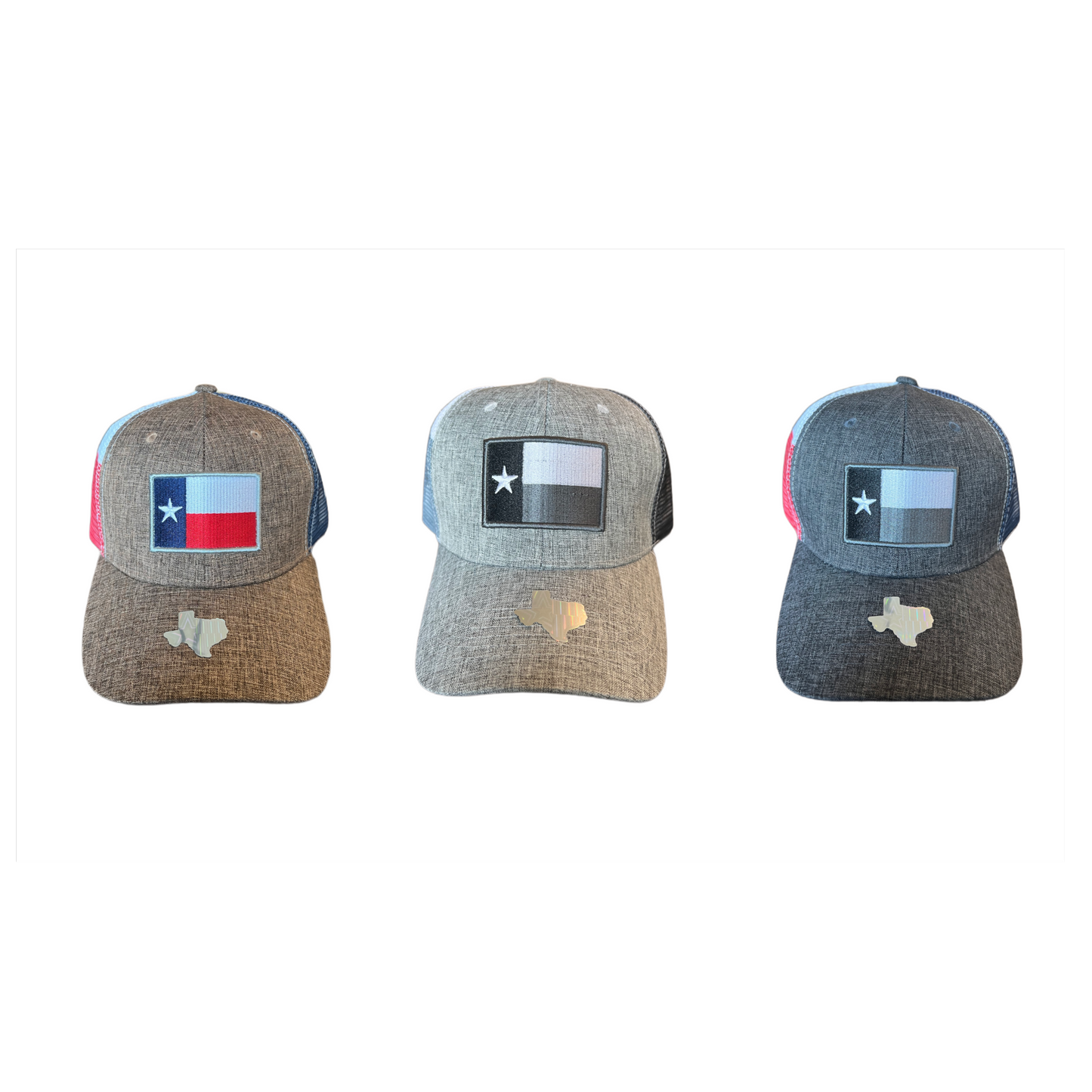 TRUE TEXAN STATE FLAG W/FLAG MESH HAT