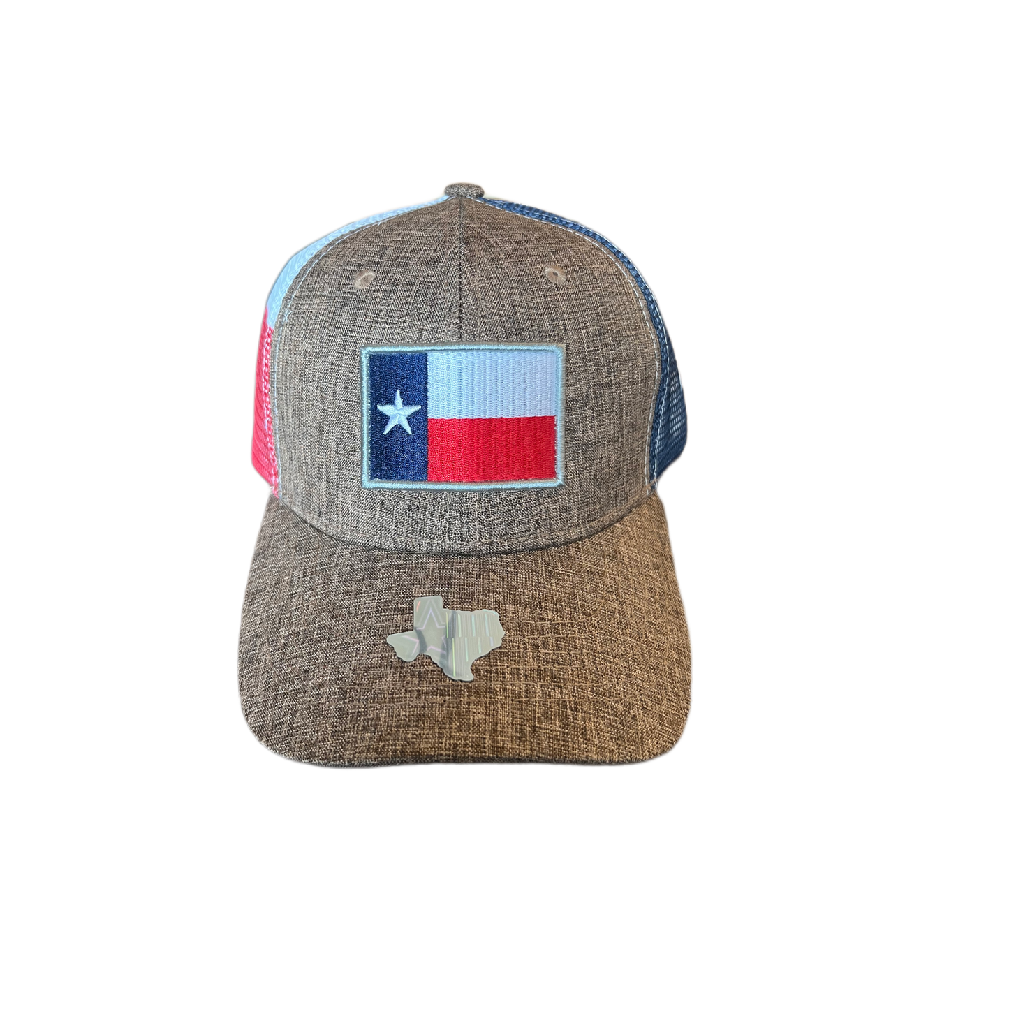 TRUE TEXAN STATE FLAG W/FLAG MESH HAT