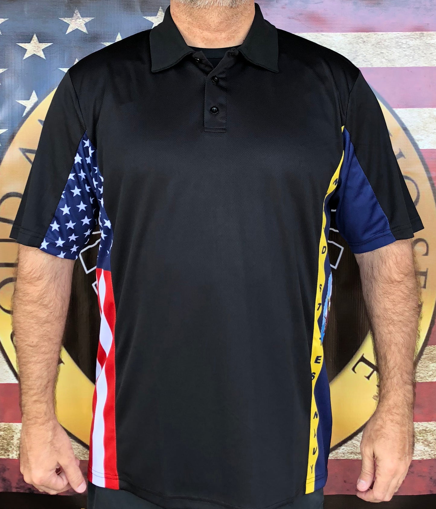NAVY PATRIOT POLO