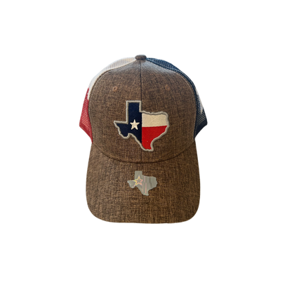 TRUE TEXAN STATE TRUCKER HAT